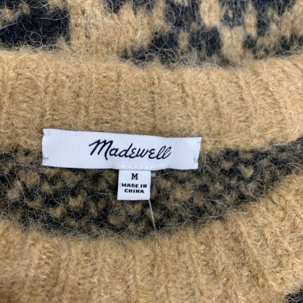Madewell Crewneck Pullover Sweater in Leopard - Picture 4 of 5